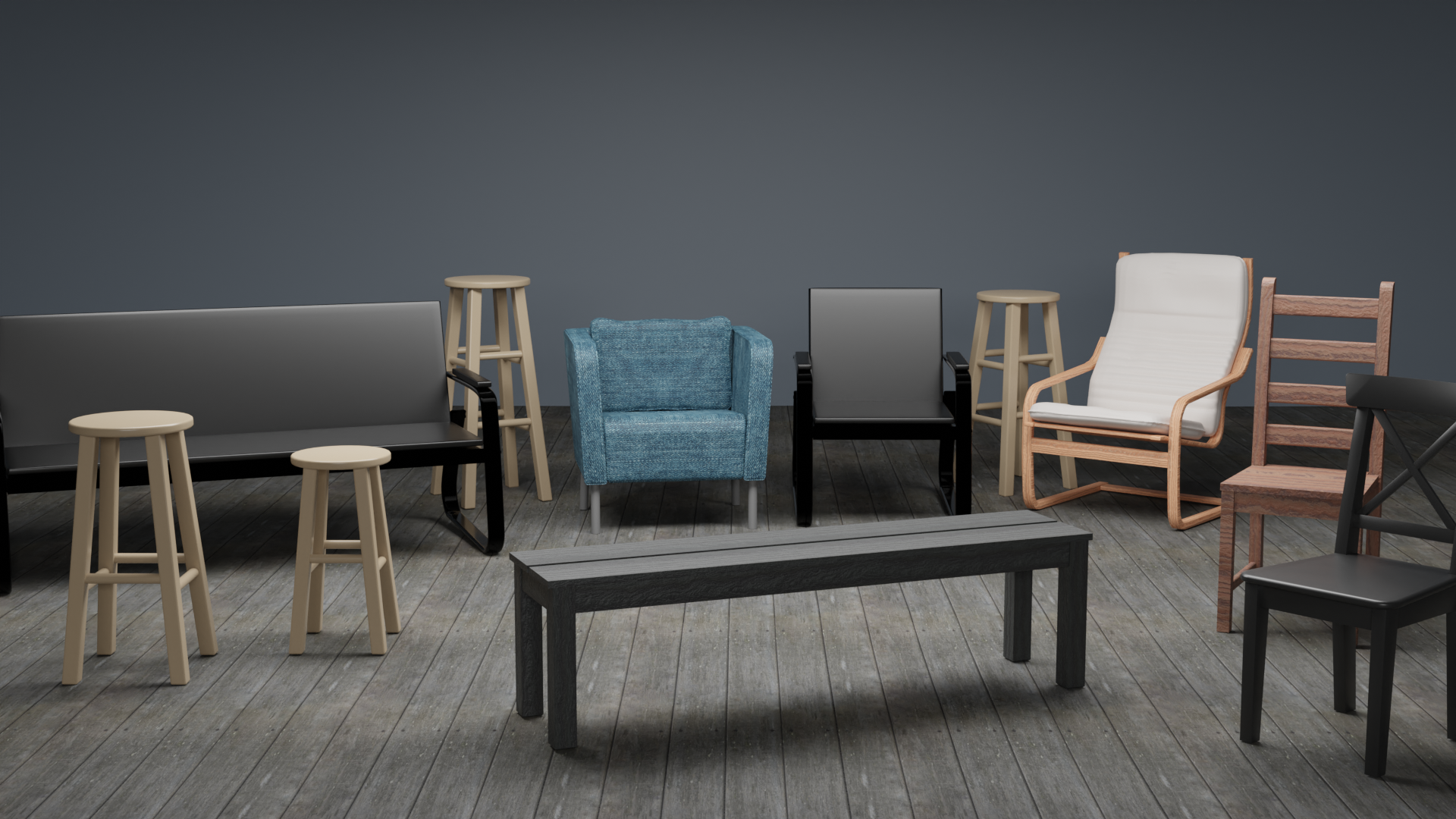 Read more about the article Blender Asset Pack: Chairs