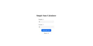 Read more about the article Creating a Simple React App to Sum Two Numbers: A Beginner’s Guide to React Development