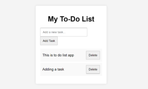 Read more about the article How to Create a Simple To-Do List App Using HTML, CSS, and JavaScript